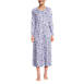 Women's Cotton Long Sleeve Midcalf Nightgown, Front