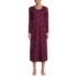 Women's Cotton Long Sleeve Midcalf Nightgown, Front