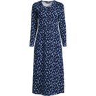 Women's Cotton Long Sleeve Midcalf Nightgown