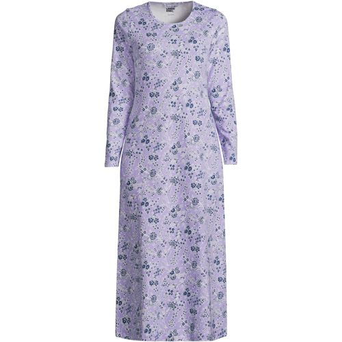 Women's Long Sleeve Nightgown Cotton Sleeping Gown