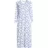 Women's Cotton Long Sleeve Midcalf Nightgown, Front