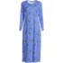 Women's Cotton Long Sleeve Midcalf Nightgown, Front
