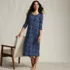Women's Cotton Long Sleeve Midcalf Nightgown, alternative image
