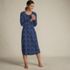 Women's Cotton Long Sleeve Midcalf Nightgown, alternative image
