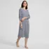 Women's Cotton Long Sleeve Midcalf Nightgown, alternative image