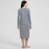 Women's Cotton Long Sleeve Midcalf Nightgown, Back