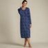 Women's Cotton Long Sleeve Midcalf Nightgown, Front