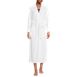 Women's Cotton Long Sleeve Midcalf Robe, Front