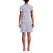 Women's Cotton Short Sleeve Knee Length Nightgown, Back