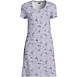 Women's Cotton Short Sleeve Knee Length Nightgown, Front
