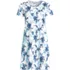 Women's Cotton Short Sleeve Knee Length Nightgown, Front