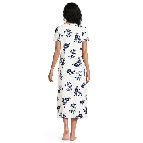 Ivory/Deep Sea Floral