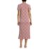 Women's Cotton Short Sleeve Midcalf Nightgown, Back