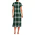 Women's Cotton Short Sleeve Midcalf Nightgown, Back