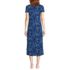 Women's Cotton Short Sleeve Midcalf Nightgown, Back