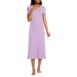 Women's Cotton Short Sleeve Midcalf Nightgown, Front