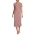 Women's Cotton Short Sleeve Midcalf Nightgown, Front