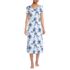 Women's Cotton Short Sleeve Midcalf Nightgown, Front