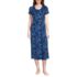 Women's Cotton Short Sleeve Midcalf Nightgown, Front