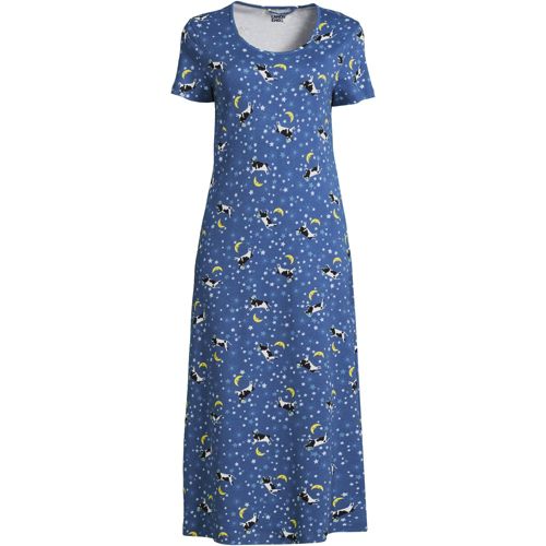 Plus Size Spring Summer Nightgowns Women Sleeping Long Dress Modal