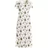 Women's Cotton Short Sleeve Midcalf Nightgown, Front
