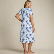 Women's Cotton Short Sleeve Midcalf Nightgown