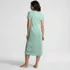 Women's Cotton Short Sleeve Midcalf Nightgown, Back