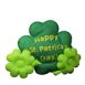 Northlight 60" Inflatable Lighted Happy St Patrick's Day Shamrock Outdoor Decoration, alternative image