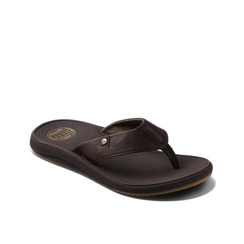 Leather Flip Flops with Memory Foam