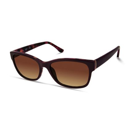 Candie's Women's Plastic Square Lightweight Sunglasses - 55mm Lens - primary