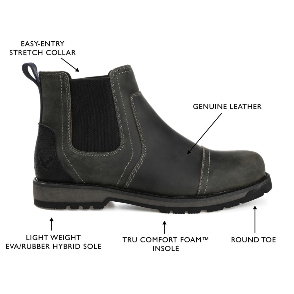 Mens cap toe chelsea boots best sale