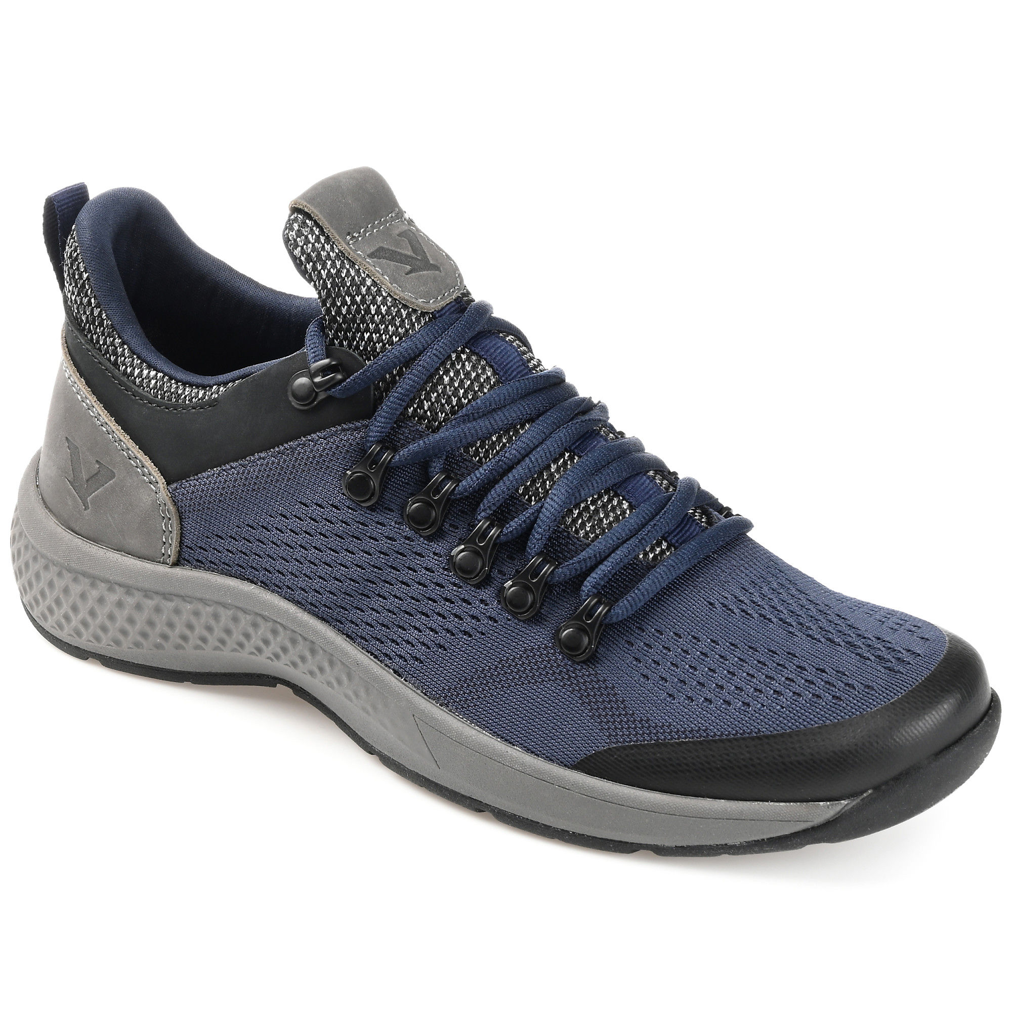 Lands End Territory Men's Crag Casual Knit Trail Sneakers