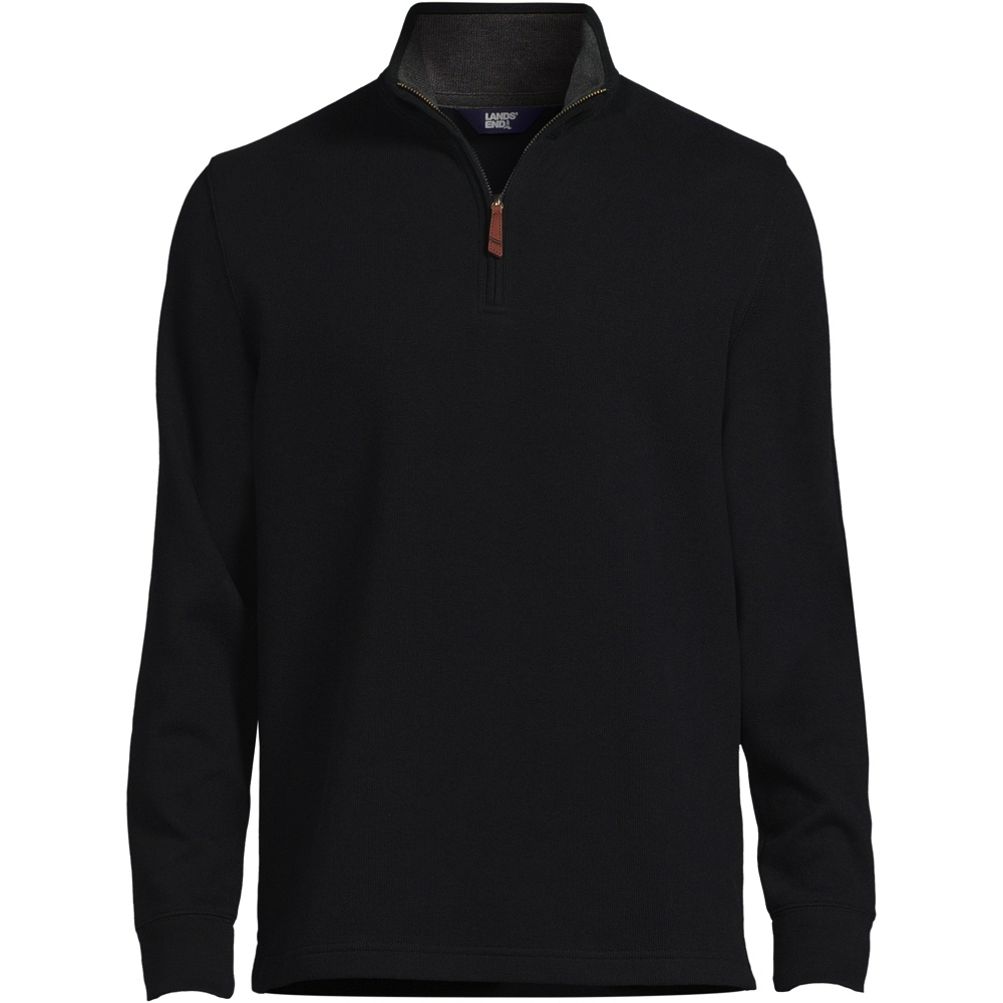 Men s Bedford Rib Casual Quarter Zip Sweater