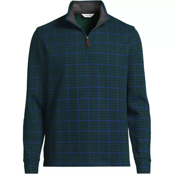 Men's Bedford Rib Casual Quarter Zip Pullover Sweater - primary
