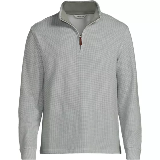 Men's Bedford Rib Casual Quarter Zip Pullover Sweater - primary