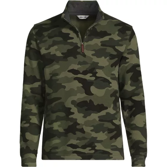 Men's Bedford Rib Casual Quarter Zip Pullover Sweater - primary