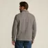 Men's Bedford Rib Casual Quarter Zip Pullover Sweater, Back