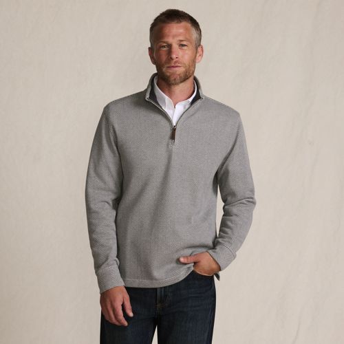 Men's Long Sleeve Flex Performance Quarter Zip | Lands' End
