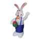 Northlight 7' Inflatable Lighted Easter Bunny with Egg Outdoor Decoration, alternative image