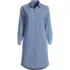 Women's Plus Size Chambray Button Front Dress, Front