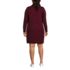 Women's Plus Size Cozy Lofty Sweater Dress, Back