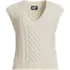 Women's Plus Size Cable Vest Sweater, Front