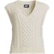 Women's Cable Vest Sweater, Front