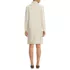 Women's Petite Cozy Lofty Cowl Neck Sweater Dress, Back
