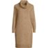 Women's Plus Size Cozy Lofty Cowl Neck Sweater Dress, Front