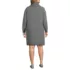 Women's Plus Size Cozy Lofty Cowl Neck Sweater Dress, Back