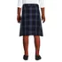 School Uniform Custom Girls Plaid Aline Skirt Below the Knee , Back