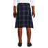 School Uniform Custom Girls Plaid Aline Skirt Below the Knee , Back