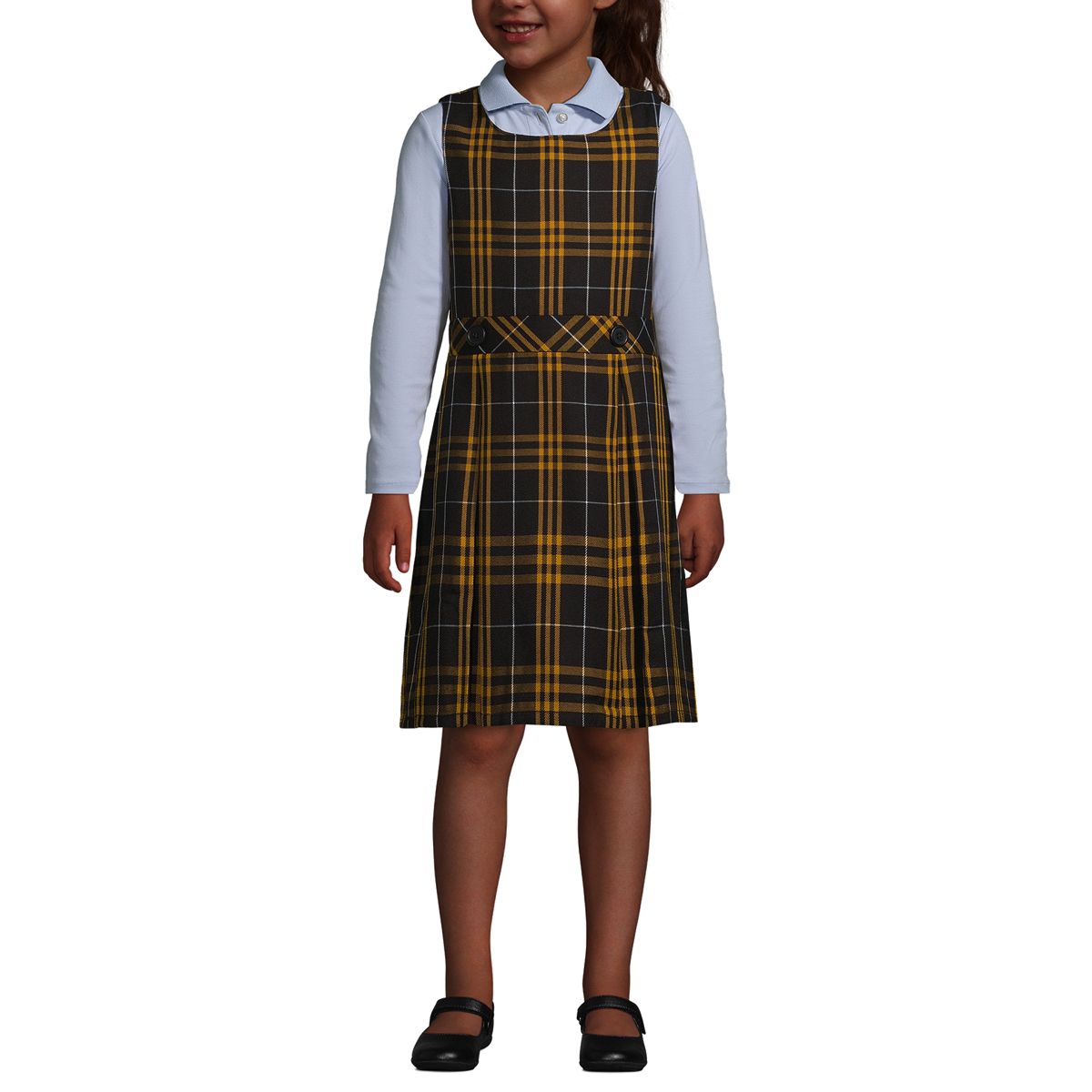 School Uniform Custom Girls Plaid Jumper