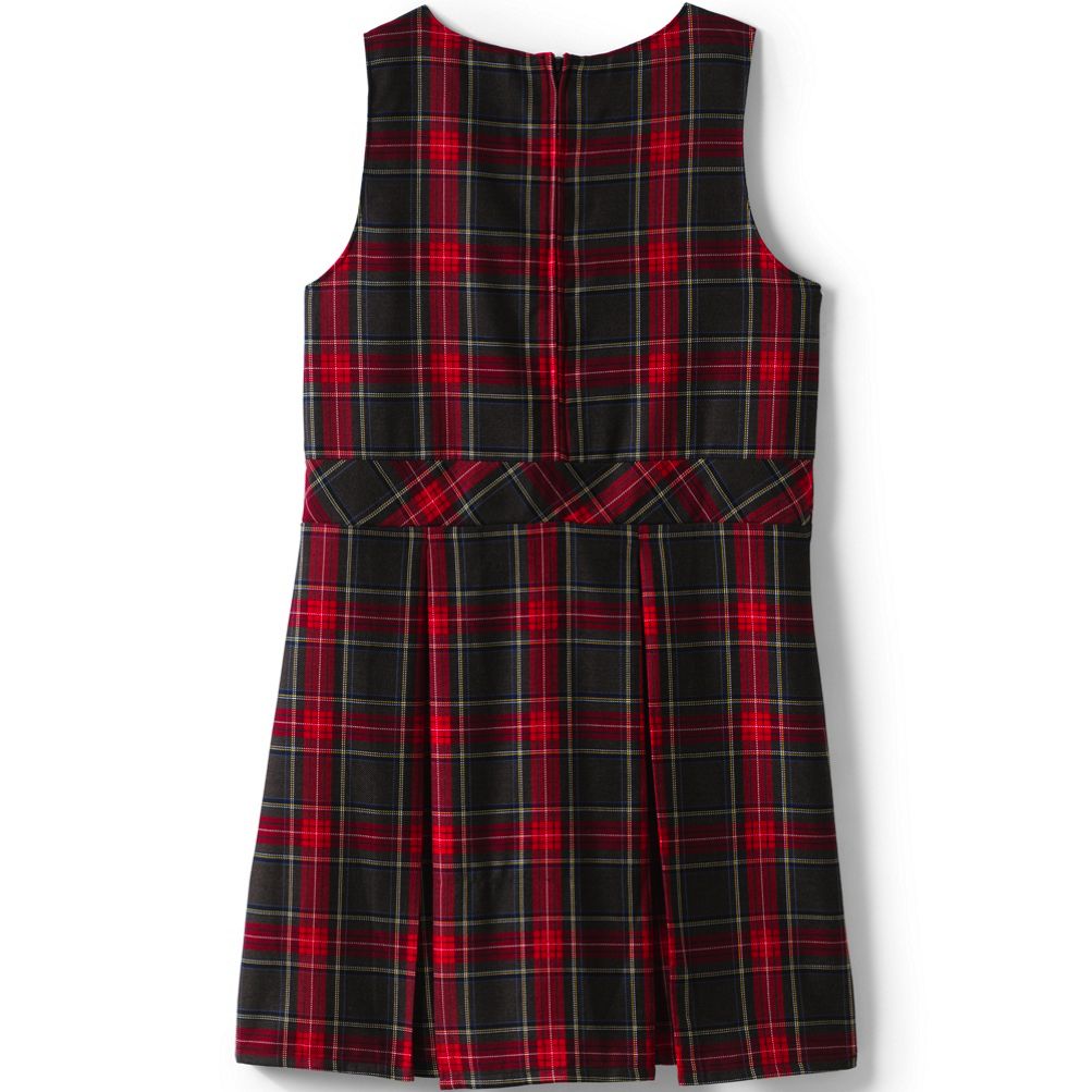 School Uniform Custom Girls Plaid Jumper